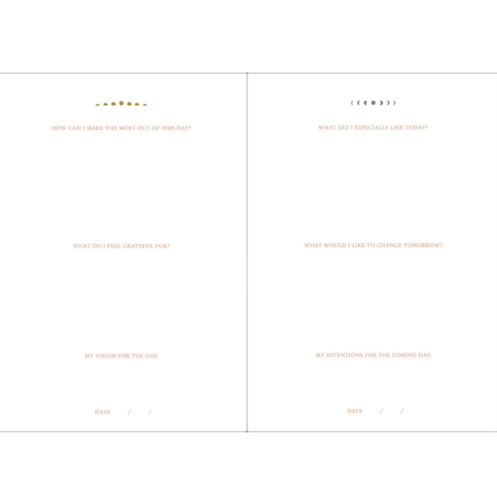 Guided Mindfulness Journal - Day & Night Intentions